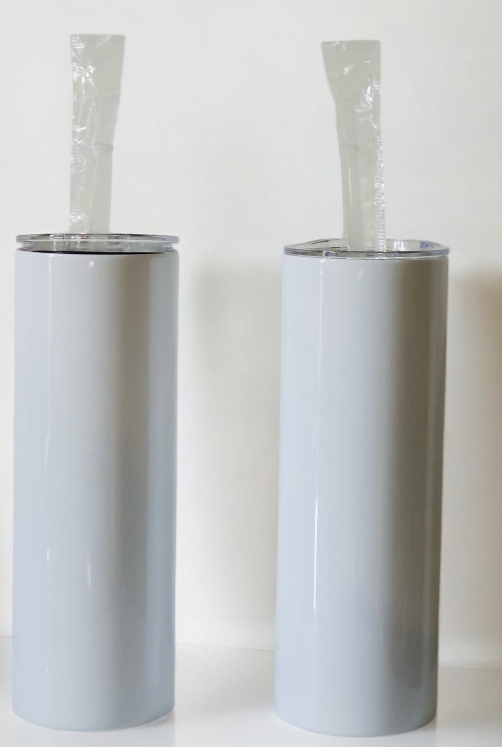 Tumblers with a lid and straw
