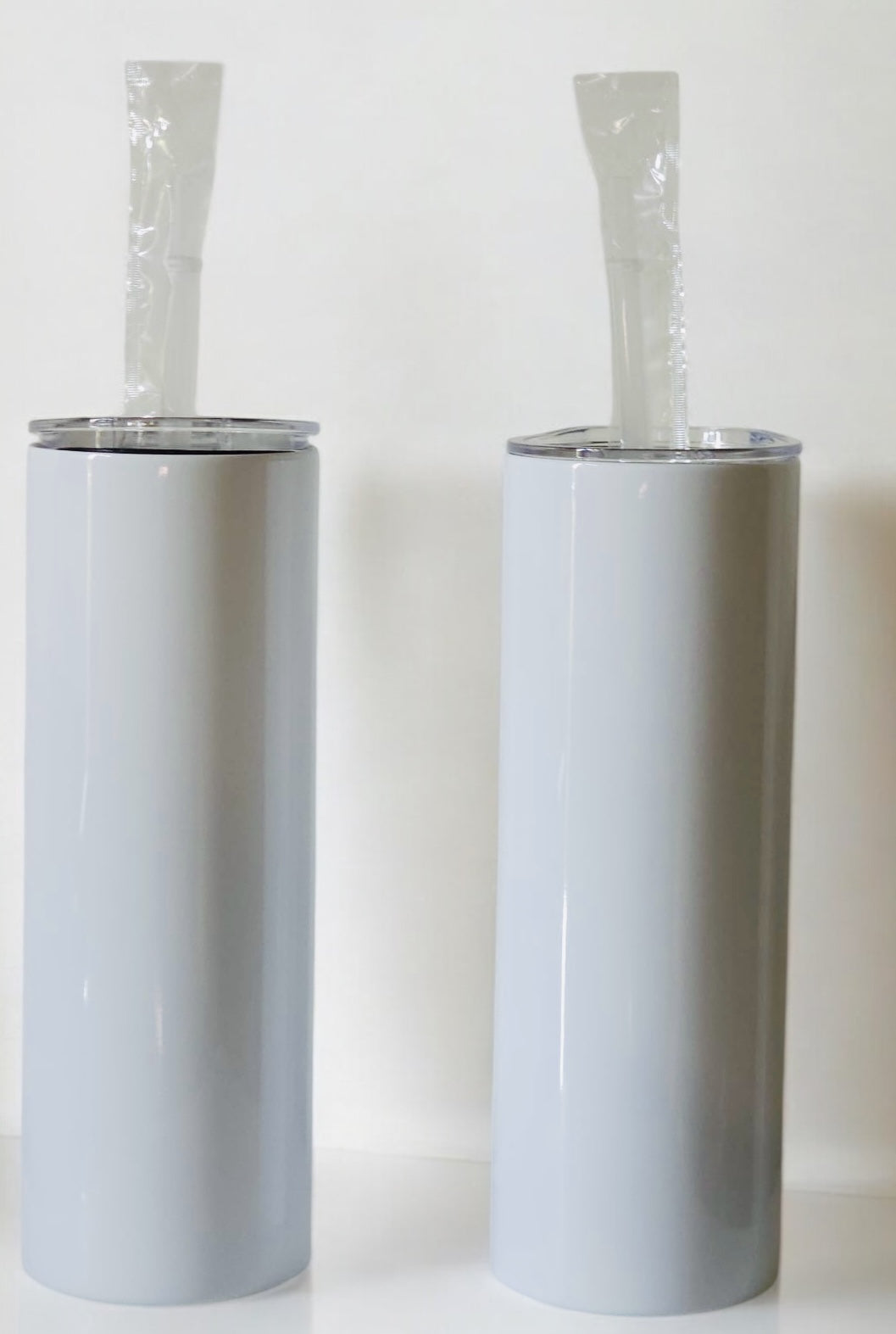 Tumblers with a lid and straw