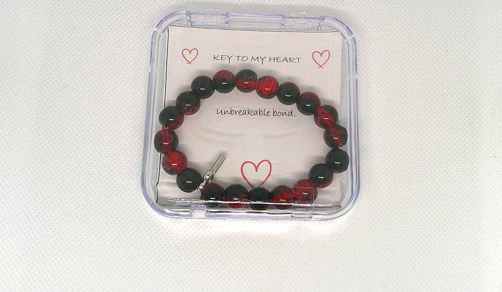 Lock and Key Couple Bracelets
