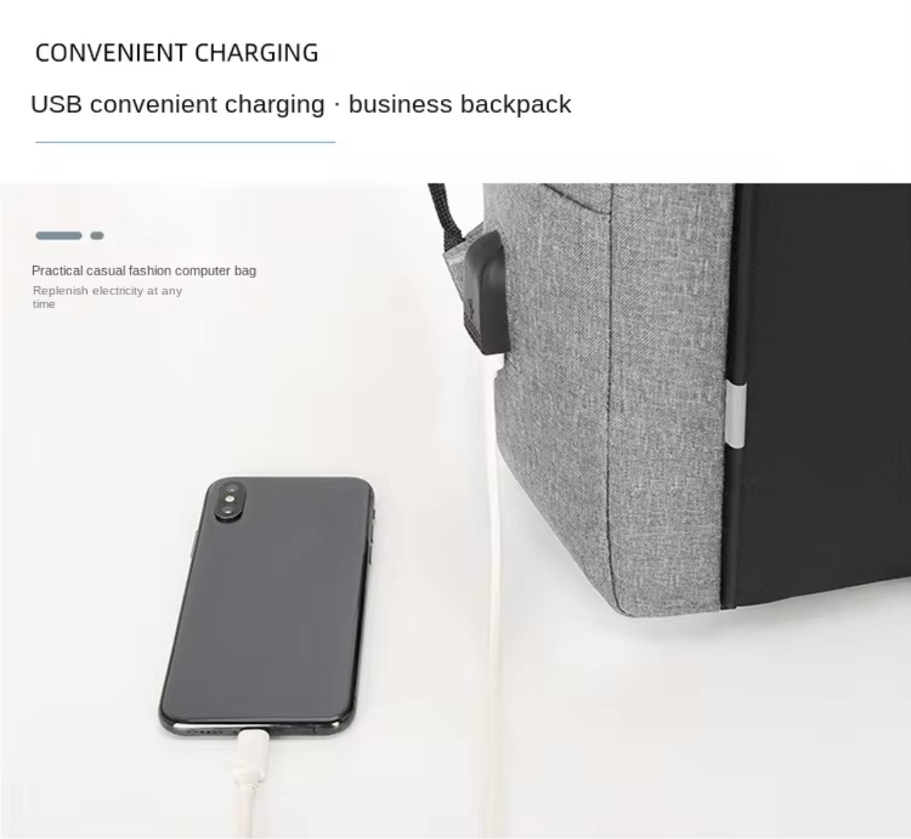 Laptop bag backpack 3pcs set