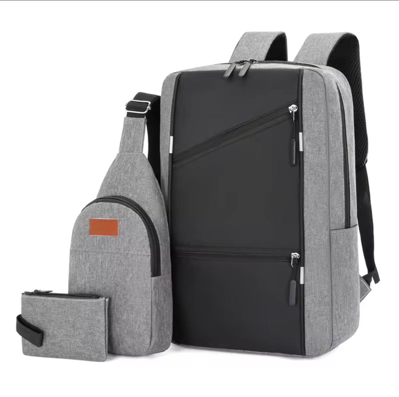 Laptop bag backpack 3pcs set
