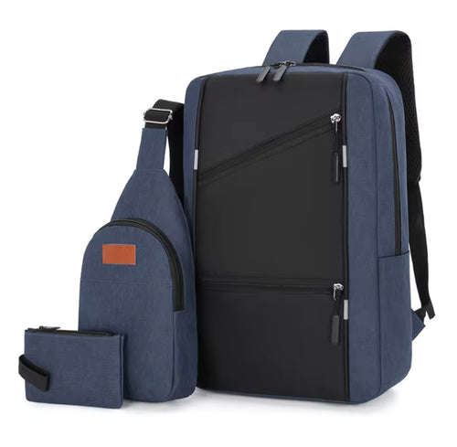 Laptop bag backpack 3pcs set
